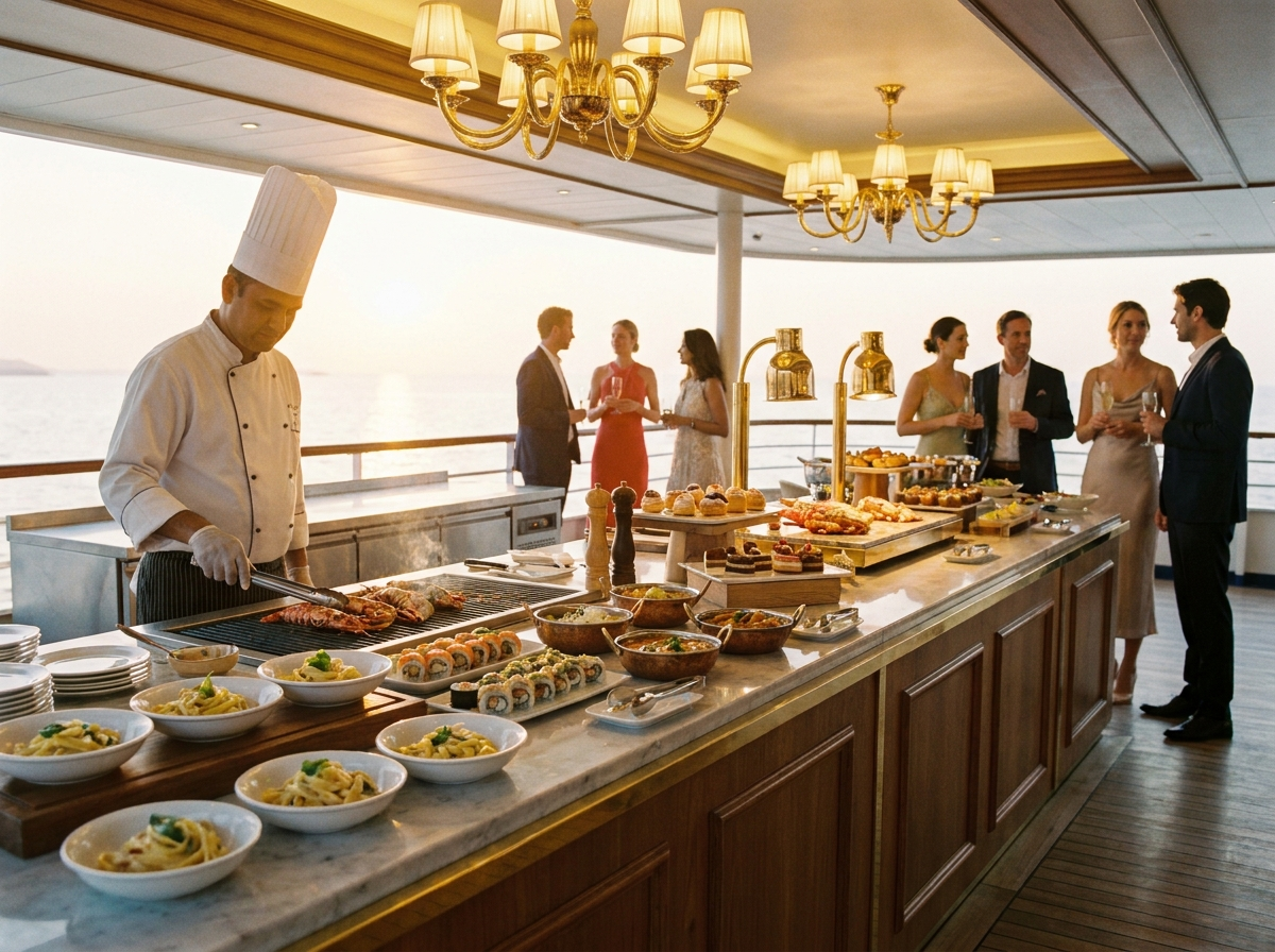 Buffet & Counters — Calma Cruise